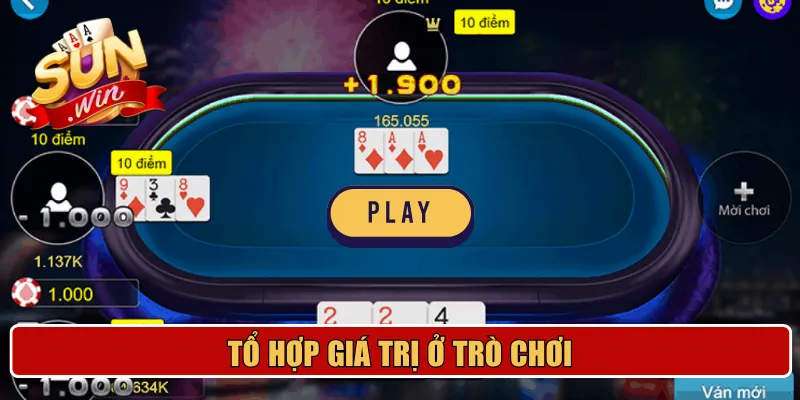 Tổ hợp giá trị ở trò chơi